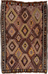 Vintage Kilim Area Rug (4' x 5')